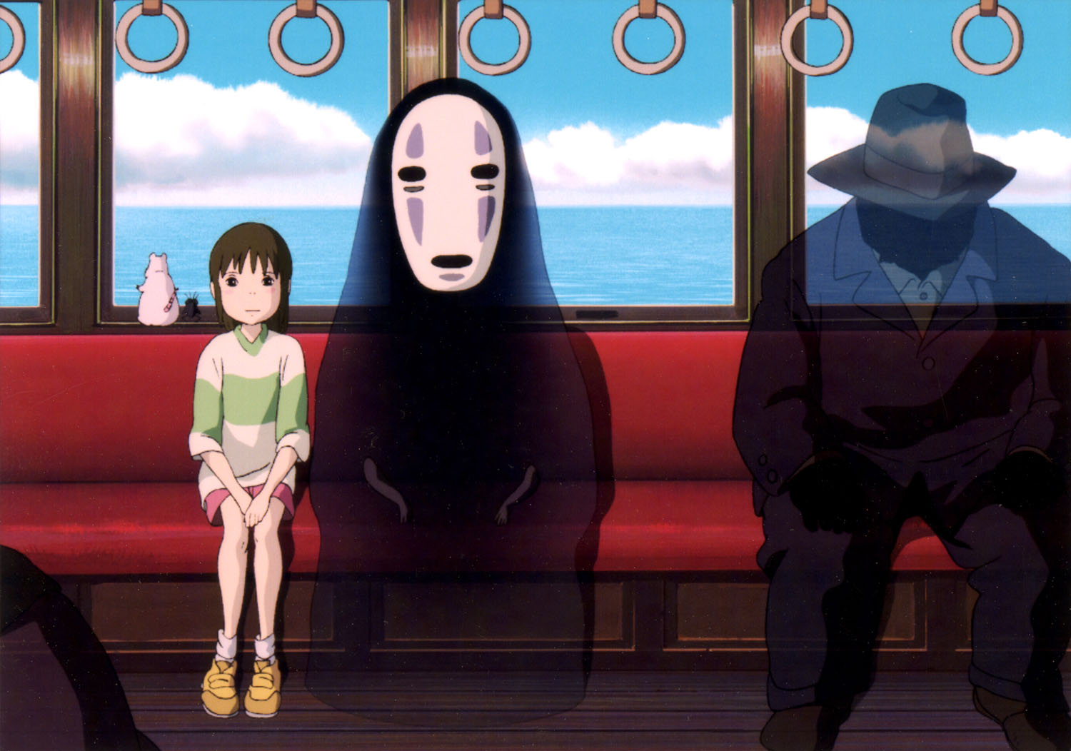 Миядзаки трейлер. Spirited away (2001) - Унесённые призраками. Хаяо Миядзаки Унесенные призраками поезд. Унесенные призраками (Sen to Chihiro no Kamikakushi), 2001. Унесённые призраками мультфильм 2001 Тихиро.