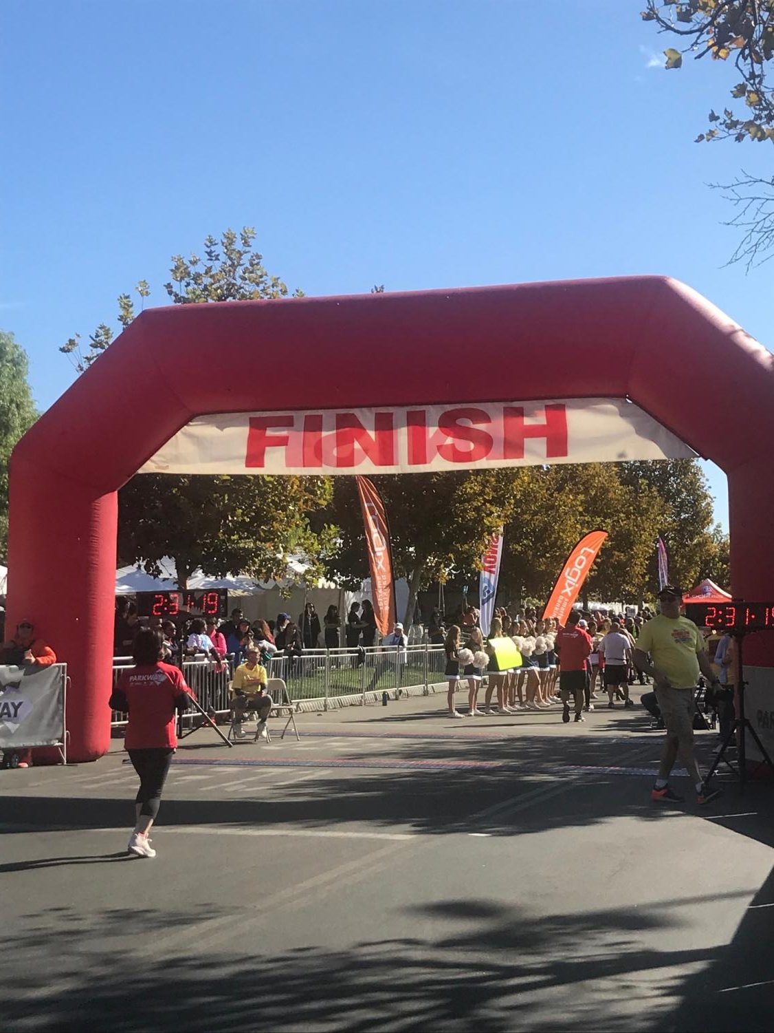 Runners Cross the Finish Line at the Santa Clarita Marathon The Paw Print